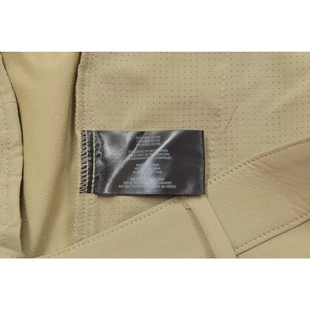 Banana Republic Men 36x30 Khaki Performance Tech Chino Pants Beige Straight Fit